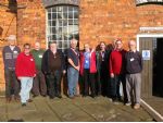 Judges and winners in the David E. Owen Competition. L to R: Steve Kirby, Dave Abbott, Dave Collier, Les’'Jones, Reg Preece, Mick Knowles, Brad Seaman, Chris Behan, Alan Brooks and Jimmy Woods.